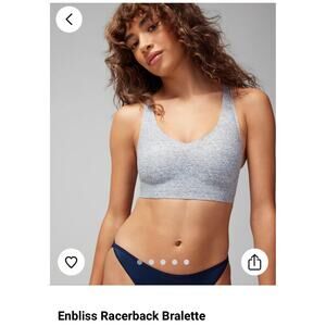 Soma Racerback Bralette NWT - Blurred Graphite - Size XL